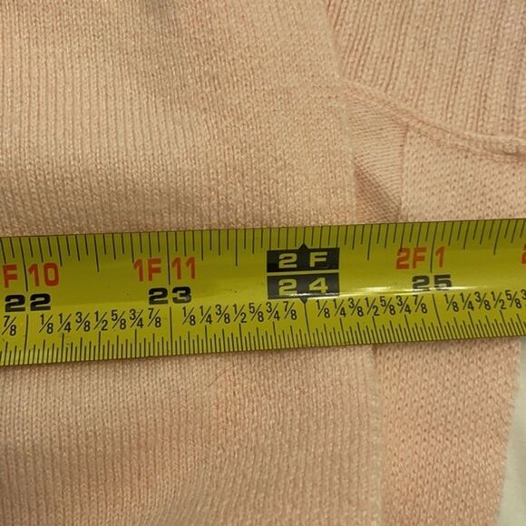 Etcetera Pink Knit Sweater Womens Small Cashmere Cotton Fly Back - Picture 7 of 10